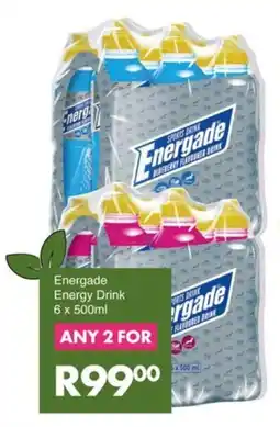 Save Energade Energy Drink 6 x 500ml offer