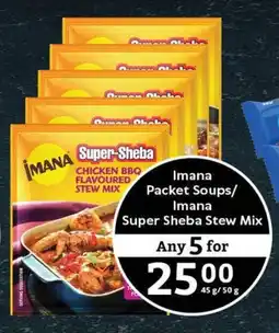 Oxford Freshmarket Imana Packet Soups/ Imana Super Sheba Stew Mix offer