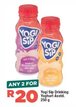 OK MiniMark Yogi Sip Drinking Yoghurt Asstd. 250 g offer