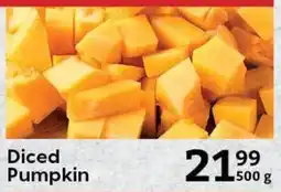 Diced Pumpkin