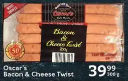 Oxford Freshmarket Oscar's Bacon & Cheese Twist offer