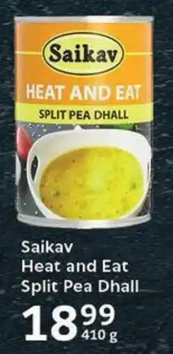 Oxford Freshmarket Saikav Heat and Eat Split Pea Dhall offer