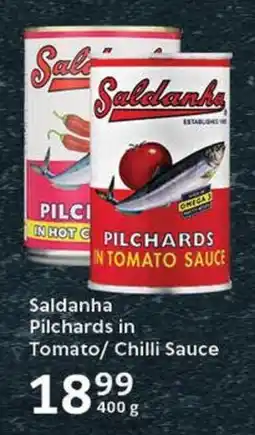 Saldanha Pilchards in Tomato/ Chilli Sauce