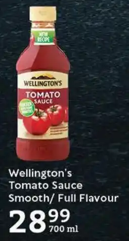 Oxford Freshmarket Wellington's Tomato Sauce Smooth/ Full Flavour offer