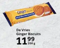 Oxford Freshmarket De Vries Ginger Biscuits offer