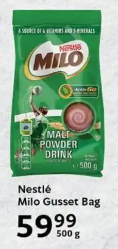 Oxford Freshmarket Nestlé Milo Gusset Bag offer