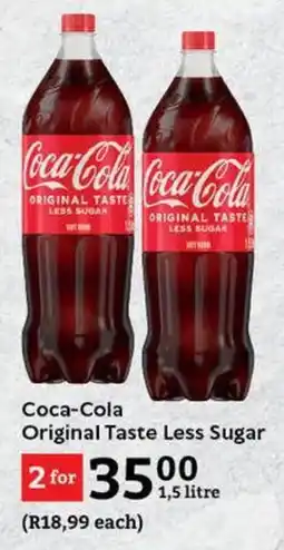 Oxford Freshmarket Coca-Cola Original Taste Less Sugar offer