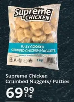 Oxford Freshmarket Supreme Chicken Crumbed Nuggets/ Patties offer