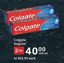 Oxford Freshmarket Colgate Regular offer