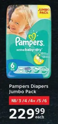 Oxford Freshmarket Pampers Diapers Jumbo Pack offer