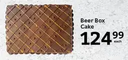 Oxford Freshmarket Beer Box Cake offer