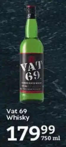 Oxford Freshmarket Vat 69 Whisky offer