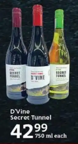 Oxford Freshmarket D'Vine Secret Tunnel offer