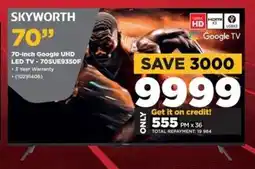 HiFi Corp SKYWORTH 70-inch Google UHD LED TV - 70SUE9350F offer