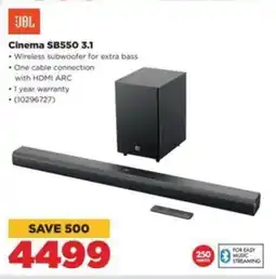 HiFi Corp JBL Cinema SB550 3.1 offer