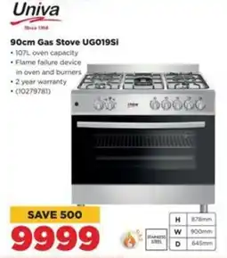 HiFi Corp Univa 90cm Gas Stove UG019Si offer