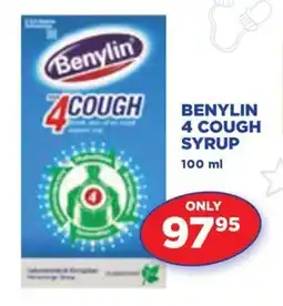 Link Pharmacy BENYLIN 4 COUGH SYRUP offer