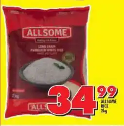 Shoprite ALLSOME RICE 2kg offer