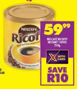 Shoprite NESCAFE RICOFFY INSTANT COFFEE 250g offer
