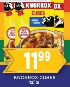 Goal Supermarket KNORROX CUBES 12's offer