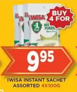 Goal Supermarket IWISA INSTANT SACHET ASSORTED 4X100G offer