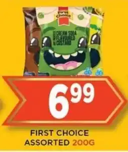 Goal Supermarket FIRST CHOICE ASSORTED 200G offer