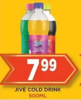 JIVE COLD DRINK 500ML offer at Goal Supermarket