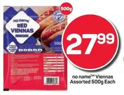 Pick n Pay Hypermarket no name Viennas Assorted 500g Each offer