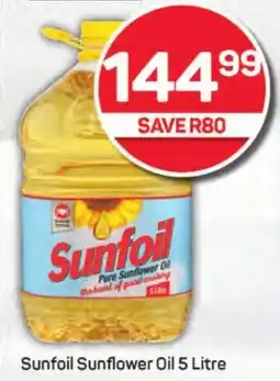 Pick n Pay Hypermarket Sunfoil Sunflower Oil 5 Litre offer