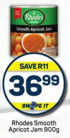 Pick n Pay Hypermarket Rhodes Smooth Apricot Jam 900g offer