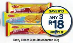 Pick n Pay Hypermarket Tasty Treats Biscuits Assorted 80g offer