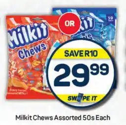 Pick n Pay Hypermarket Milkit Chews Assorted 50s Each offer