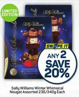 Pick n Pay Hypermarket Sally Williams Winter Whimsical Nougat Assorted 235/340g Each offer