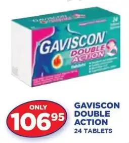 Link Pharmacy GAVISCON DOUBLE ACTION 24 TABLETS offer