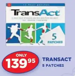 Link Pharmacy TRANSACT 5 PATCHES offer