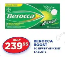 Link Pharmacy BEROCCA BOOST 30 EFFERVESCENT TABLETS offer