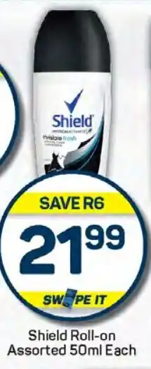 Pick n Pay Hypermarket Shield Roll-on Assorted 50ml Each offer