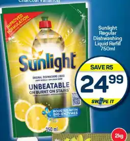 Pick n Pay Hypermarket Sunlight Regular Dishwashing Liquid Refill 750ml offer