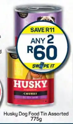 Pick n Pay Hypermarket Husky Dog Food Tin Assorted offer