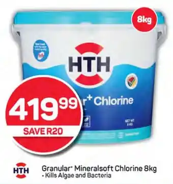 Pick n Pay Hypermarket HTH Granular Mineralsoft Chlorine 8kg offer