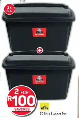 BIG JIM 30 Litre Storage Box