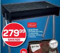 Pick n Pay Hypermarket Metalix Large Braai offer