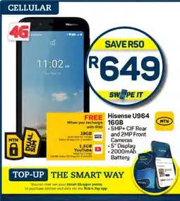 Pick n Pay Hypermarket Hisense U964 16GB offer