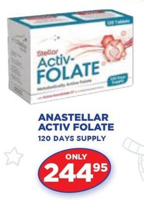 ANASTELLAR ACTIV FOLATE 120 DAYS SUPPLY offer at Link Pharmacy