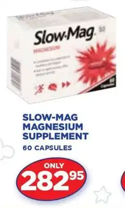 SLOW-MAG MAGNESIUM SUPPLEMENT 60 CAPSULES