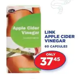 Link Pharmacy LINK APPLE CIDER VINEGAR 60 CAPSULES offer