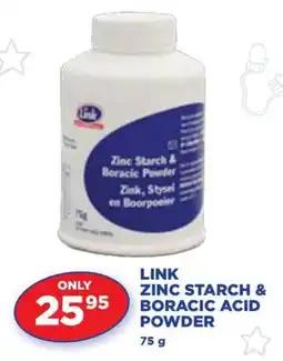 Link Pharmacy LINK ZINC STARCH & BORACIC ACID POWDER offer