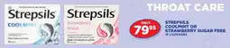 STREPSILS COOLMINT OR STRAWBERRY SUGAR FREE