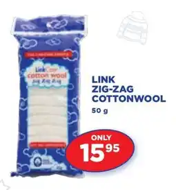 LINK ZIG-ZAG COTTONWOOL