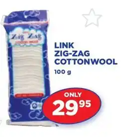 Link Pharmacy LINK ZIG-ZAG COTTONWOOL offer